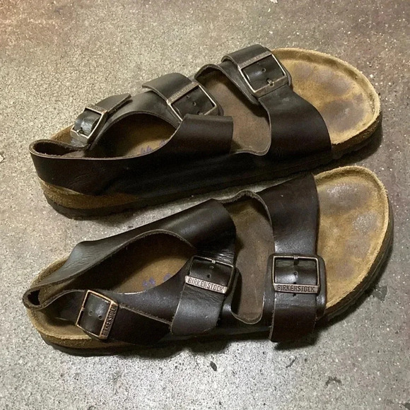 Birkenstock Brown leather Sandals - Picture 2 of 5